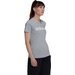 Koszulka damska Loungwear Essentials Slim Logo Adidas - szara