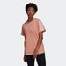 Koszulka damska 3-Stripes Essentials Boyfriend Tee Adidas - ambient blush/white