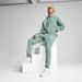 Spodnie dresowe męskie Sweatpants Sport Puma - Green Moon
