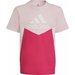 Koszulka juniorska Colorblock Adidas - różowy
