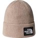 Czapka Tnf Logo Box Cuffed Beanie The North Face - mushroom grey