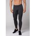 Legginsy termoaktywne męskie Play Spaio - szaro-czarny