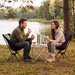 Ultralekkie krzesło turystyczne składane Moon Chair Light + pokrowiec Outtec - black