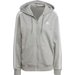 Bluza damska Essentials 3-Stripes French Terry Regular Full-Zip Hoodie Adidas - Medium Grey Heather