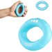Silikonowy ściskacz, kółko do ściskania 4Fizjo - niebieski, opór średni