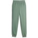 Spodnie dresowe damskie ESS+ Embroidery High-Waist Puma - zielone