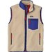 Kamizelka polarowa męska Classic Retro-X Vest Patagonia - dark natural w/cobalt blue Kamizelka polarowa męska Classic Retro-X Vest Patagonia - dark natural w/cobalt blue