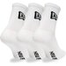 Skarpety Flag Crew 3 pary New Era - white