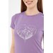 Koszulka damska Lenta Bamboo Light Viking - fioletowy