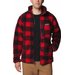 Polar męski Winter Pass Printed Fleece II Columbia - Mountain Red Check