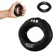 Silikonowy ściskacz, kółko do ściskania 4Fizjo - czarny, opór bardzo dużu