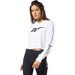 Bluza damska Classics Vector Crop Top Reebok - biały