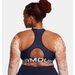 Biustonosz sportowy damski HG Mid Branded Under Armour - Midnight Navy/White