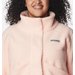 Kurtka polarowa damska Panorama Snap Fleece Jacket Columbia - pomarańczowy