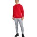 Bluza męska Rival Fleece Hoodie Under Armour - czerwony