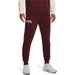 Spodnie męskie dresowe Rival Fleece WordMark Jogger Under Armour - bordowe