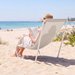 Leżak plażowy, ogrodowy Relaxo Outtec - szary