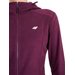 Damski polar F478 4F - burgund