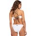 Strój kąpielowy damski Sarconi Cutout Bralette Bikini Fila - white