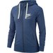 Bluza damska Sportswear NSW Gym Vintage FZ Nike - niebieska