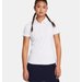 Koszulka damska polo Playoff SS Polo Under Armour - White/Halo Gray