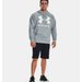 Bluza męska Rival Fleece Big Logo Hoodie Under Armour - Harbor Blue / Onyx White