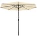 Parasol ogrodowy duży Circo 300cm Luverno - beżowy
