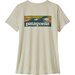 Koszulka damska Cap Cool Daily Shirt Patagonia - Dyno White