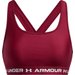 Biustonosz sportowy damski Crossback Mid Bra Under Armour - Cardinal/White