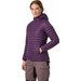 Kurtka puchowa damska Sirdal Hooded Insulator Helly Hansen - fioletowa