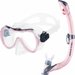 Zestaw do nurkowania juniorski Enzo Evo: maska+fajka Aqua-Speed - różowa