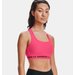Biustonosz sportowy damski Crossback Mid Bra Under Armour - pink