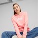 Bluza damska ESS+ Logo Lab Hoodie FL Puma - różowa