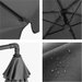 Parasol ogrodowy Classic 300cm Outtec - szary