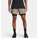 Spodenki męskie Peak Woven 2w1 Under Armour - Timberwolf Taupe/Black