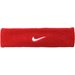 Opaska na głowę Swoosh Nike - czerwona jaskrawa