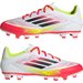 Buty piłkarskie, korki F50 Club FG/MG Adidas - Cloud White/Core Black/Solar Yellow