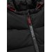 Kurtka puchowa męska Airway 5 Padded Hooded Jacket Pitbull West Coast - black