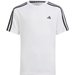 Koszulka juniorska Train Essentials Aeroready 3-Stripes Regular-Fit Adidas - White