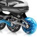 Rolki regulowane z wymienną płozą Quattro 4w1 Spokey - niebieskie