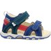 Sandały profilaktyczne T-118240 Jr Bartek - niebieski/czerwony