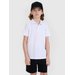 Koszulka chłopięca polo TPTSU513 4F - biały
