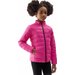 Kurtka puchowa dziewczęca 4FJWSS24TDJAF342 4F - ciemny róż