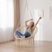 Huśtawka ogrodowa bocianie gniazdo Boho XXL Luna Outtec - beige II