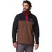Bluza polarowa męska Steens Mountain Half Snap II Columbia - tobacco, black, mtn red