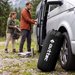 Materac turystyczny dwuosobowy Nylon Outtec - czarna