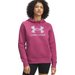 Bluza damska Rival Fleece Shimmer Hoody Under Armour - Fuchsia Dusk/Iridescent