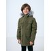 Kurtka chłopięca HJZ22 JKUM001 4F - khaki