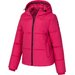 Kurtka puchowa damska Vista Quilted Hooded Jacket Pitbull West Coast - raspberry red