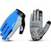Rękawiczki rowerowe długie Efficient Prox - niebieski
